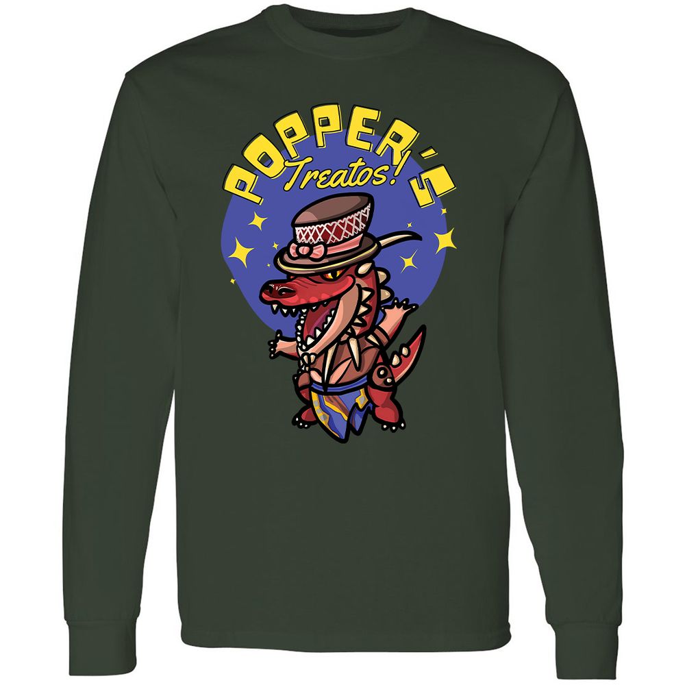 Long Sleeve T-Shirt - 1XBV6BM4 - Forest Green - 4