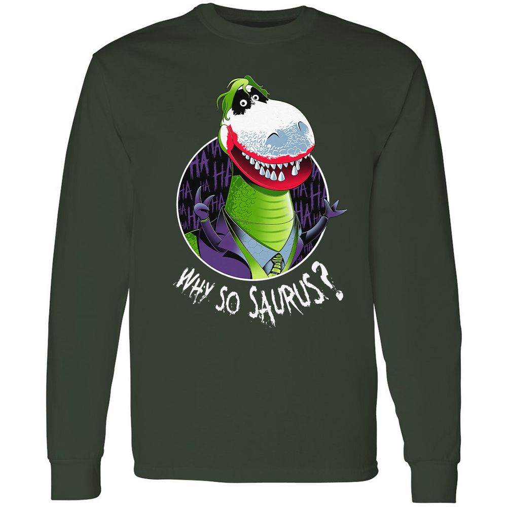 Long Sleeve T-Shirt - CXE2D8UY - Forest Green - 4