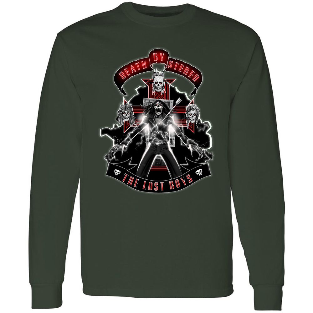 Long Sleeve T-Shirt - DLJYCZBD - Forest Green - 4