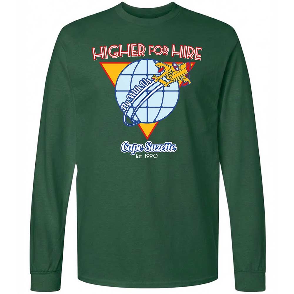 Higher For Hire - Forest Green - 4