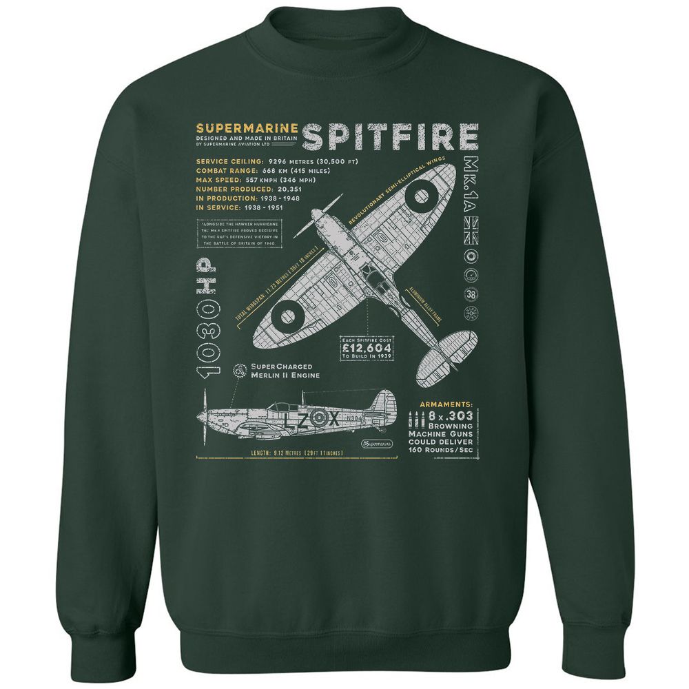 Supermarine Spitfire Essential - Forest Green - 4