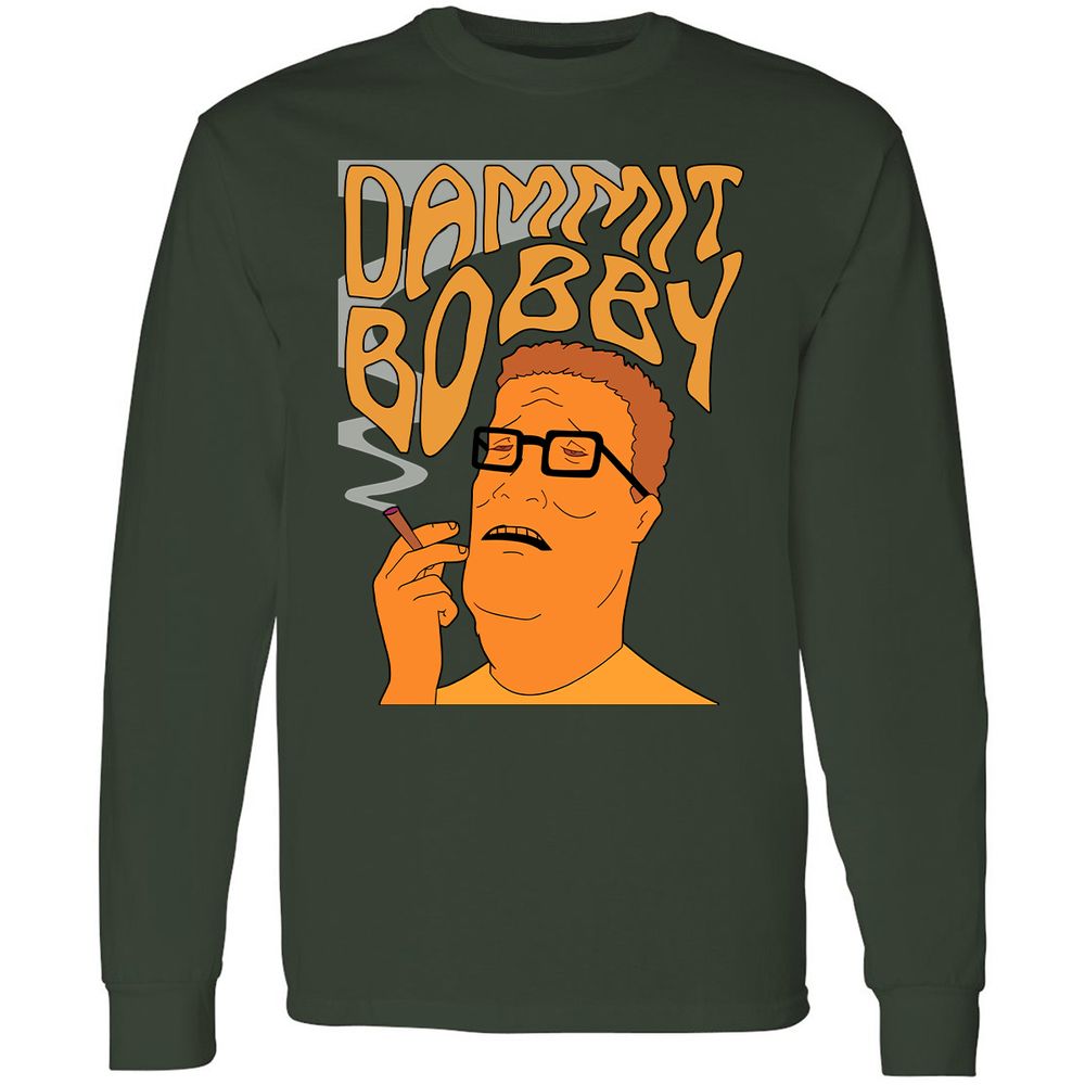 Long Sleeve T-Shirt - 99VLQ3KE - Forest Green - 4