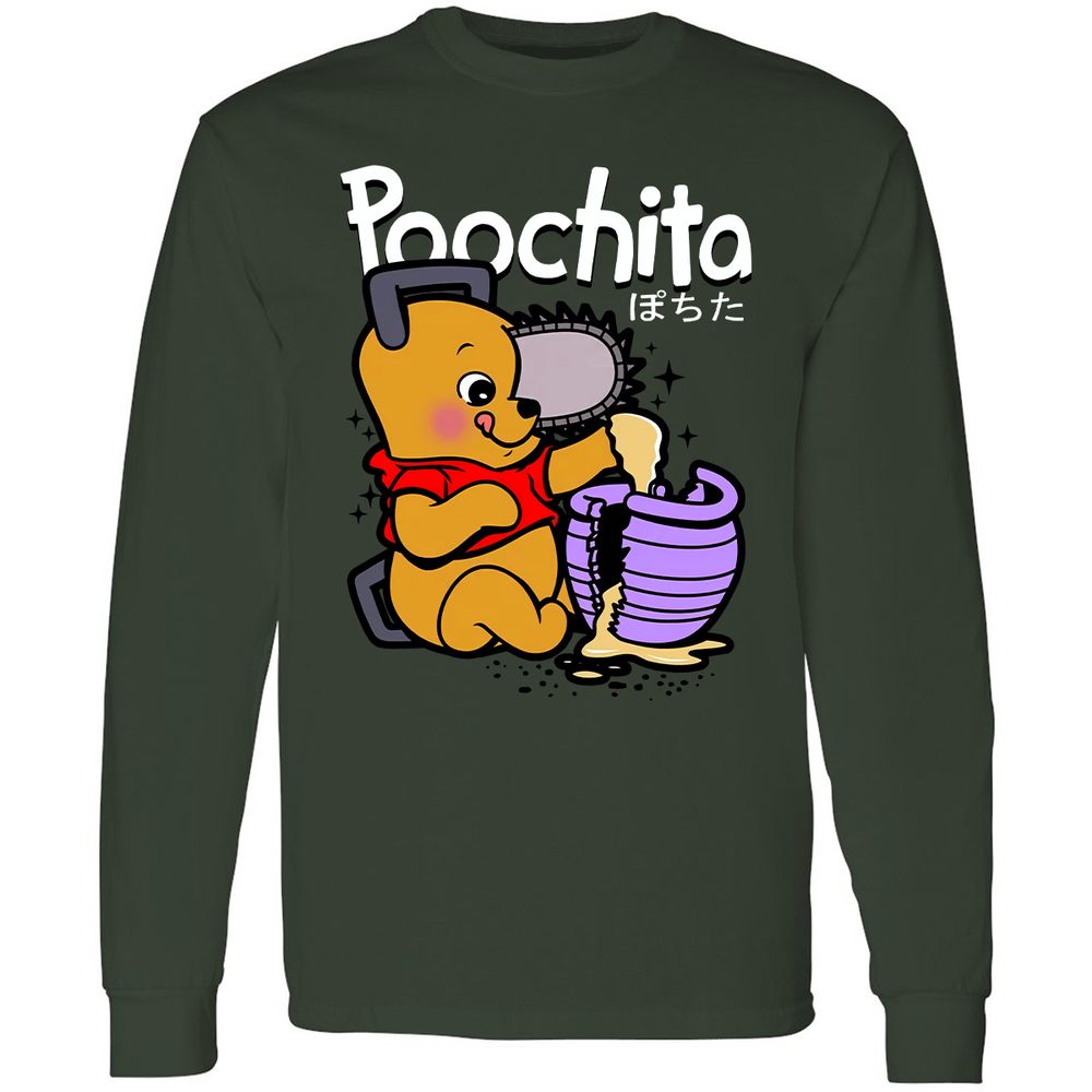 Long Sleeve T-Shirt - J7M3LAT7 - Forest Green - 4