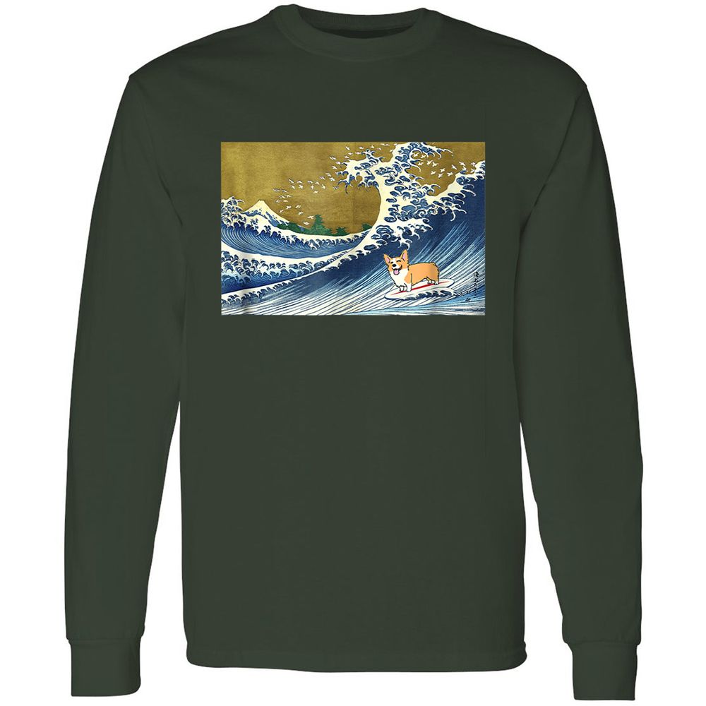 Long Sleeve T-Shirt - EF7EDWAR - Forest Green - 4