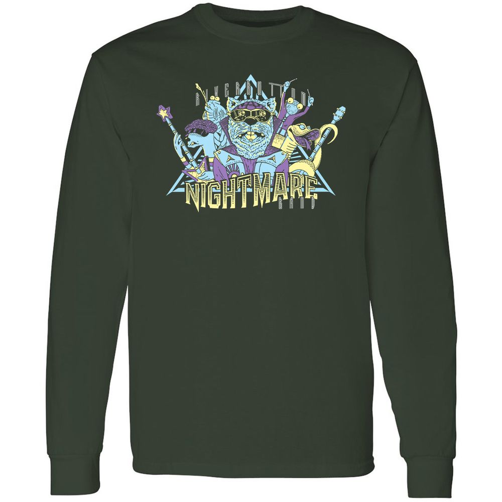 Long Sleeve T-Shirt - N98MW67K - Forest Green - 4