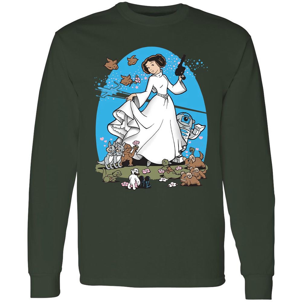 Long Sleeve T-Shirt - J5PMXZYM - Forest Green - 4