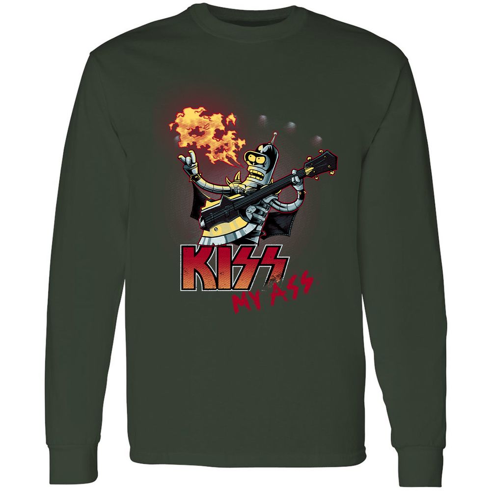 Long Sleeve T-Shirt - 1NB6U62L - Forest Green - 4