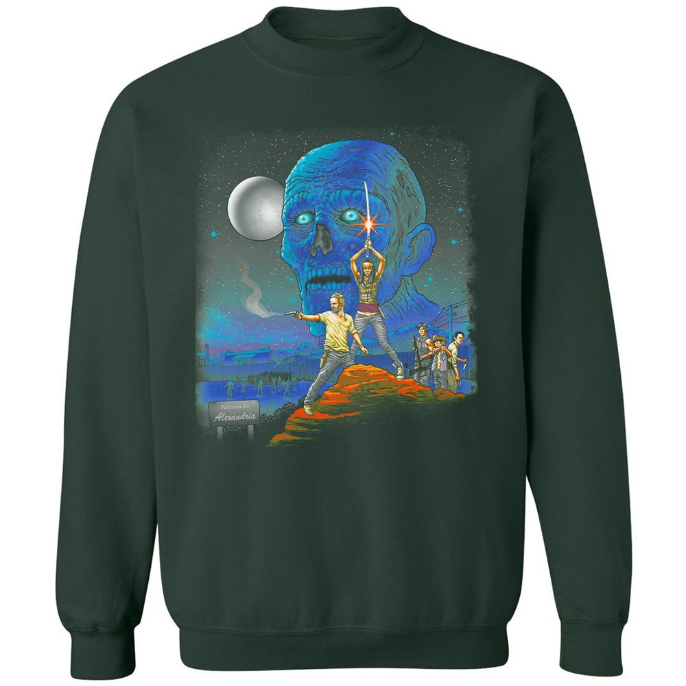 Classic Unisex Sweatshirt - 3YLE1AVC - Forest Green - 4