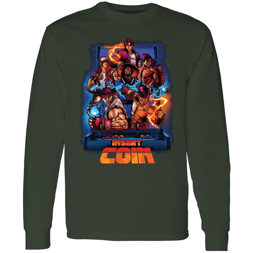 Long Sleeve T-Shirt - VGNV2YCW - Forest Green - 4