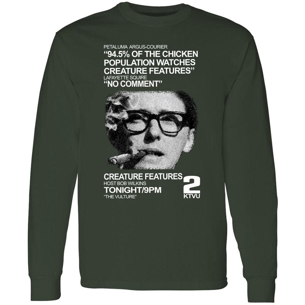 Long Sleeve T-Shirt - 958MXFX2 - Forest Green - 4
