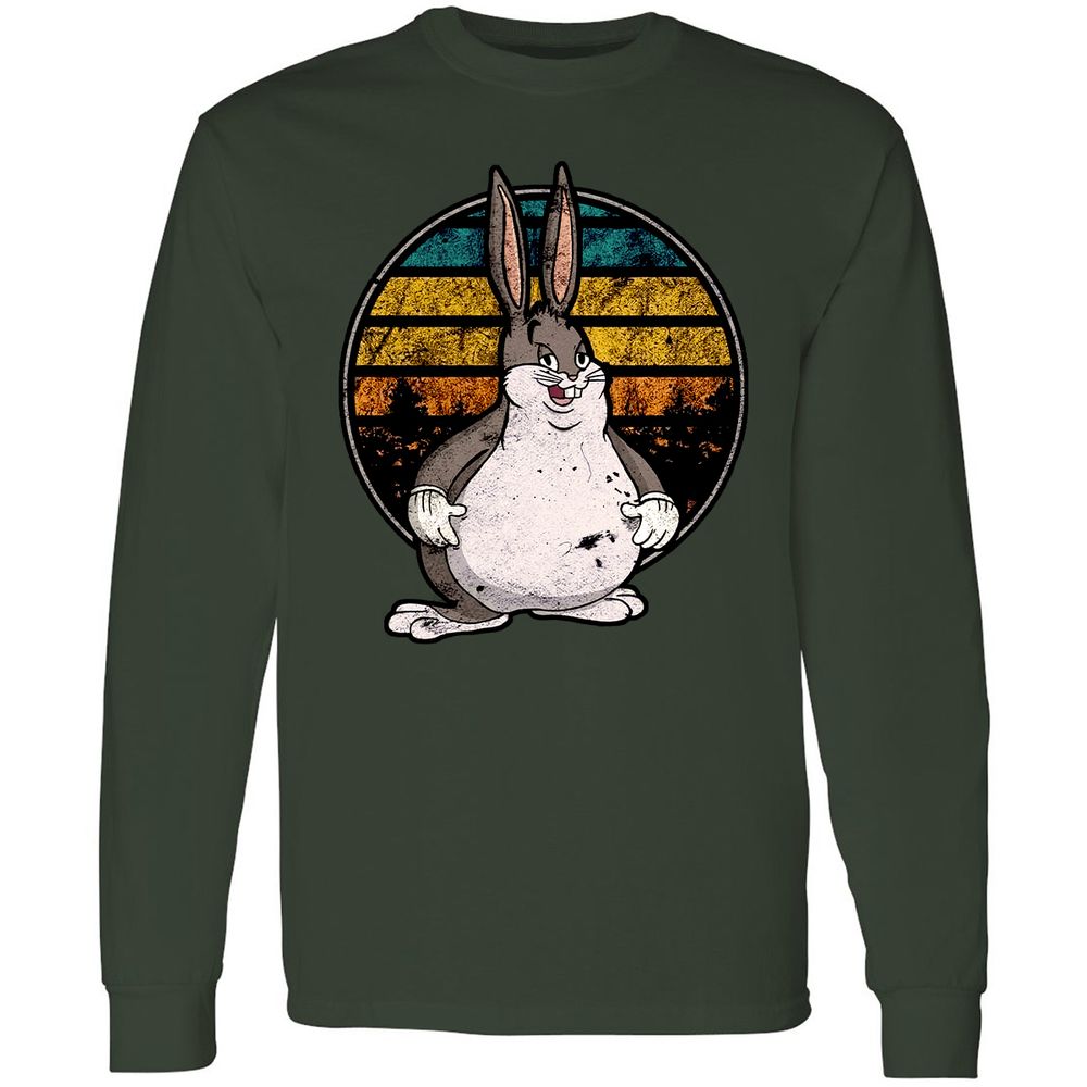 Long Sleeve T-Shirt - 1XNSRHZ3 - Forest Green - 4