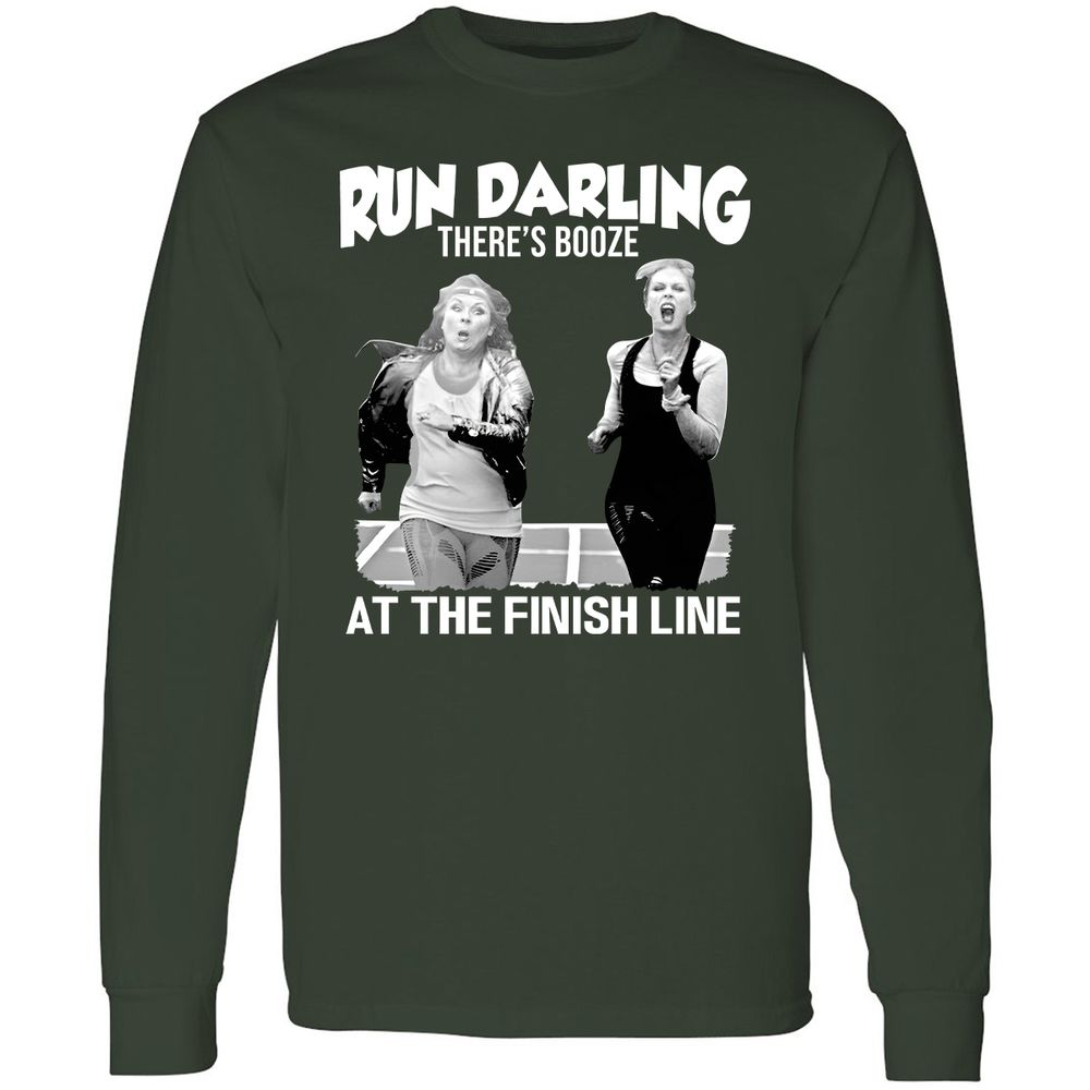 Run Darling Long Sleeve T-Shirt - Forest Green - 4