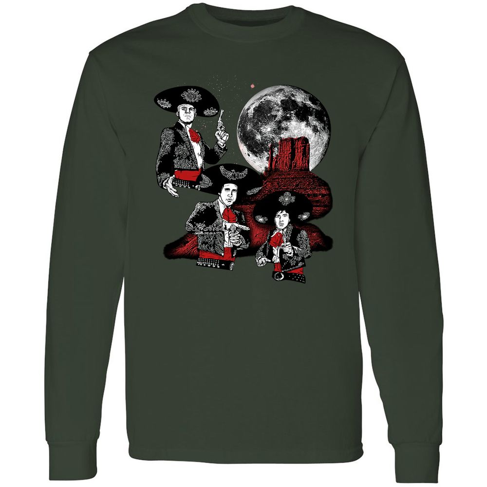 Long Sleeve T-Shirt - 3FBW9A1R - Forest Green - 4