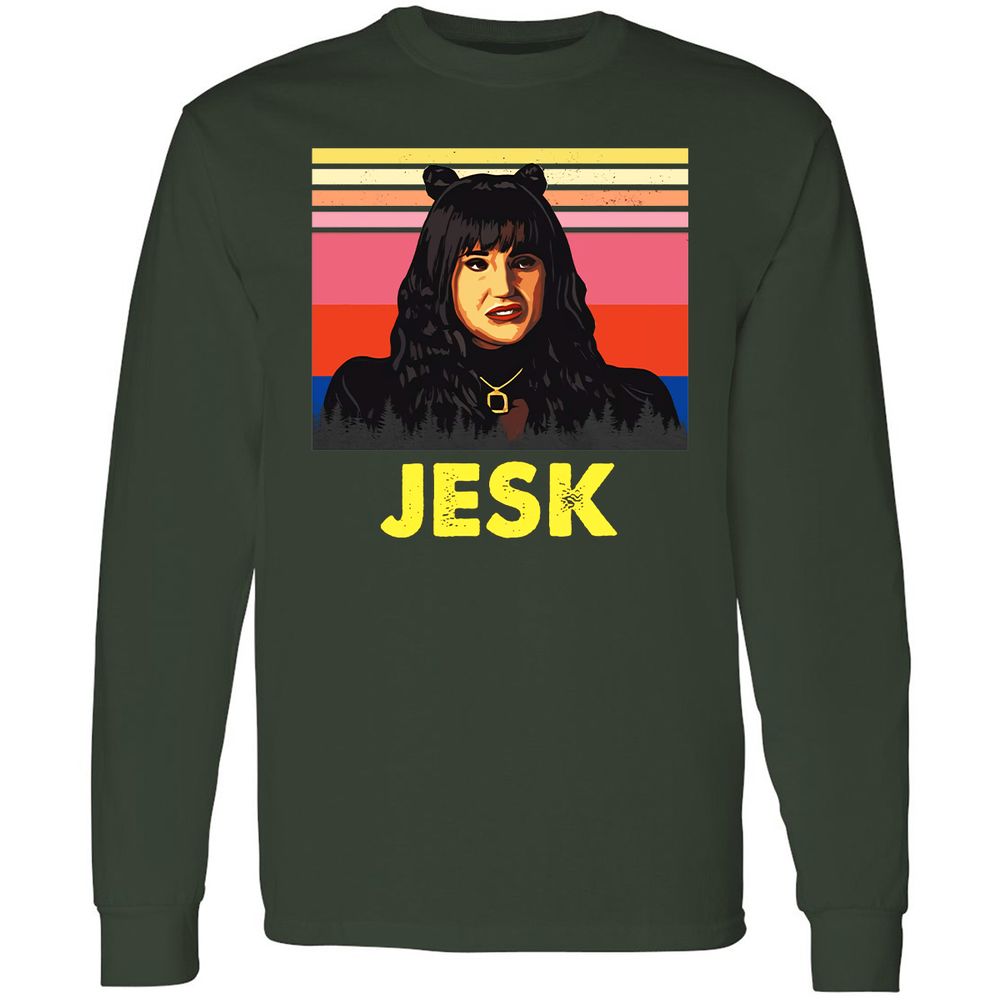 Long Sleeve T-Shirt - 97YN5VLZ - Forest Green - 4