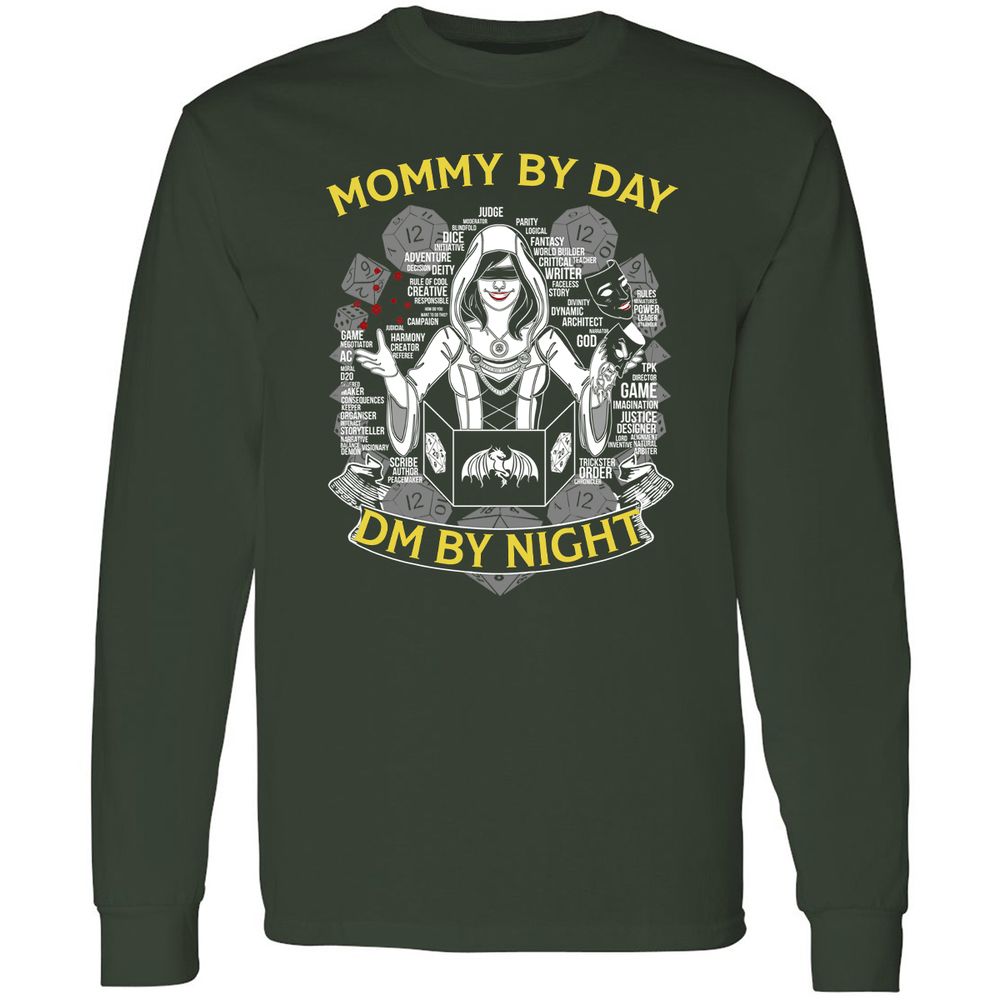 Long Sleeve T-Shirt - UPDM6JY9 - Forest Green - 4