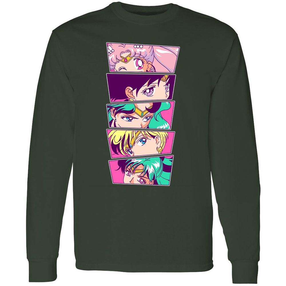 Long Sleeve T-Shirt - PW5NPGYV - Forest Green - 4