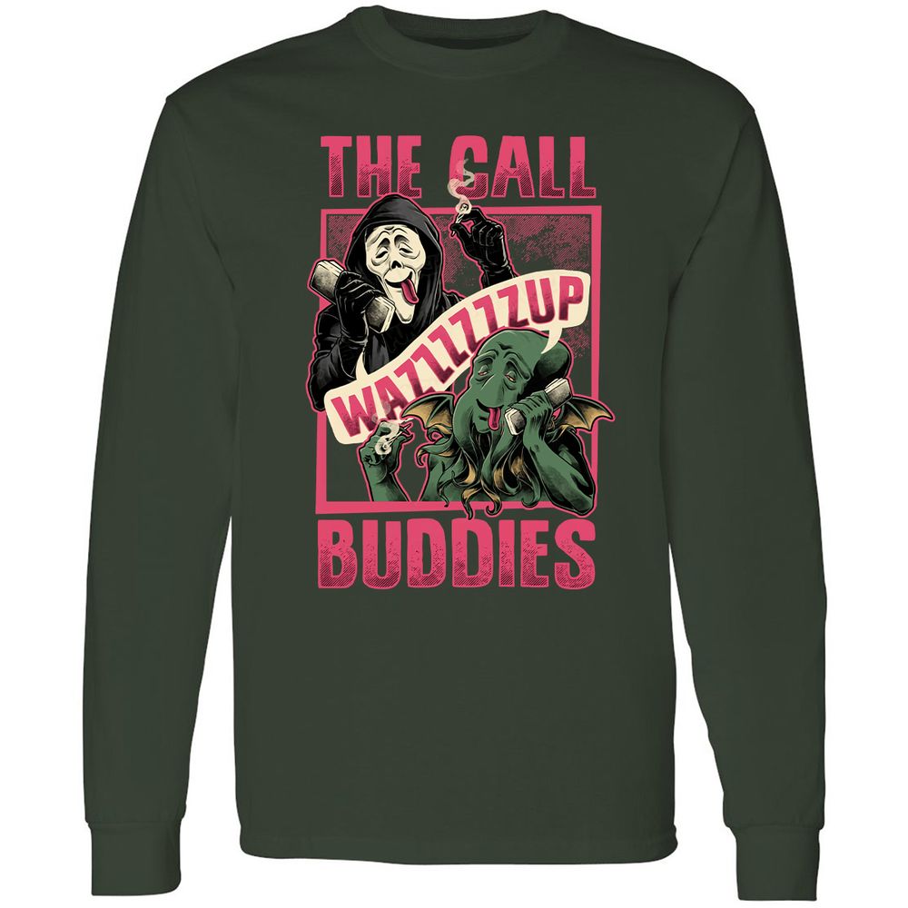 Long Sleeve T-Shirt - 9ZS49Q5D - Forest Green - 4