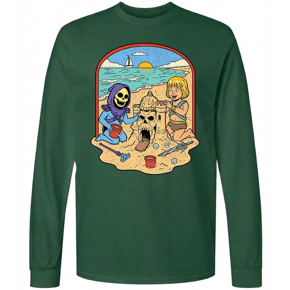 Long Sleeve T-Shirt - V6DV82KF - Forest Green - 4
