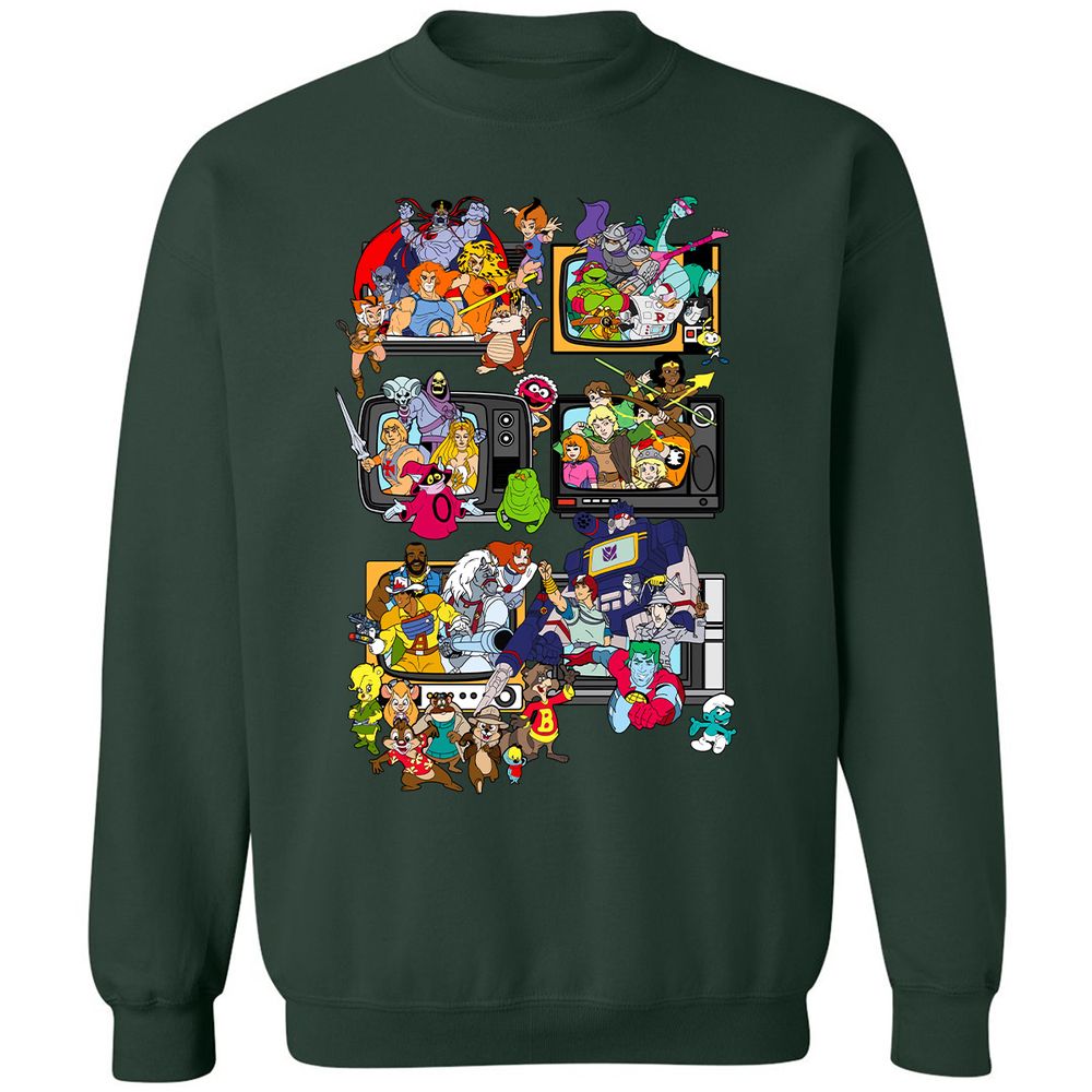 Classic Unisex Sweatshirt - D4VSZNGJ - Forest Green - 4