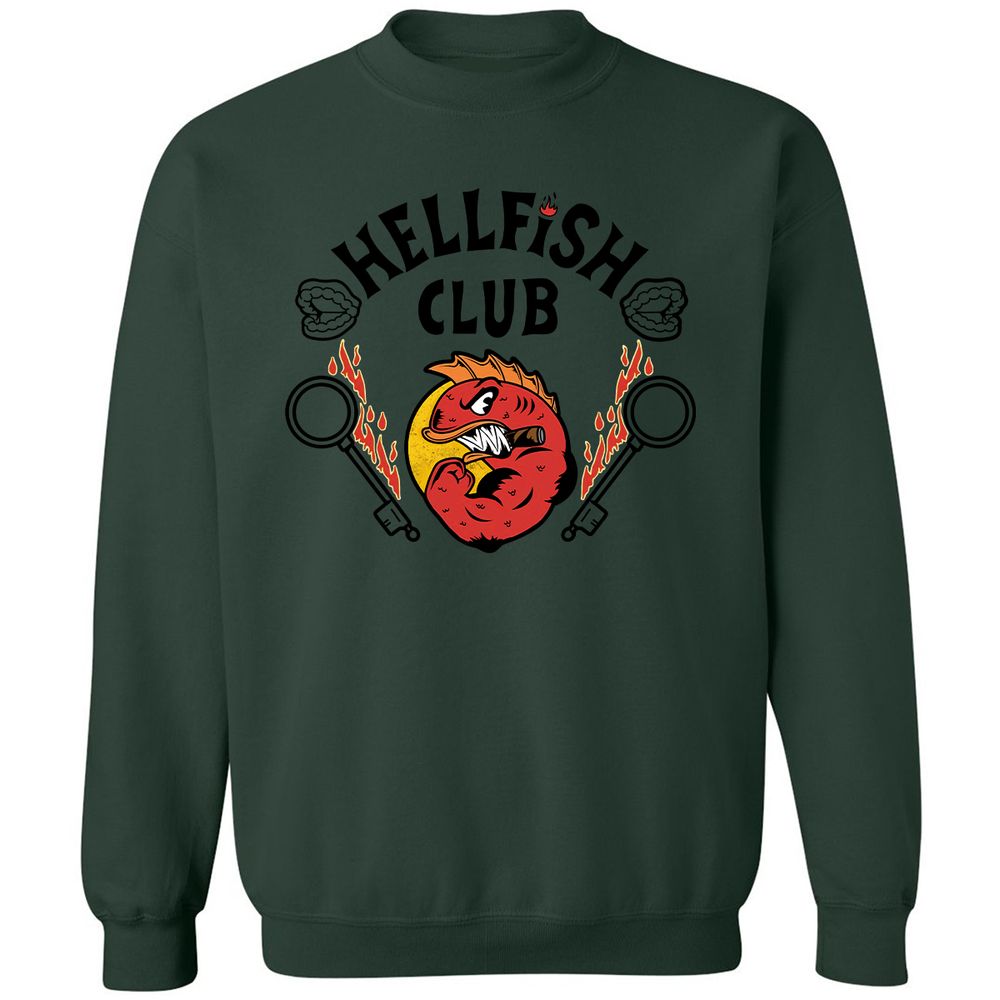 Classic Unisex Sweatshirt - ZT64H4RJ - Forest Green - 4
