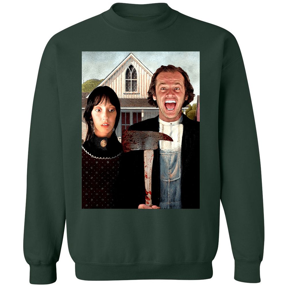Classic Unisex Sweatshirt - BZVWX239 - Forest Green - 4
