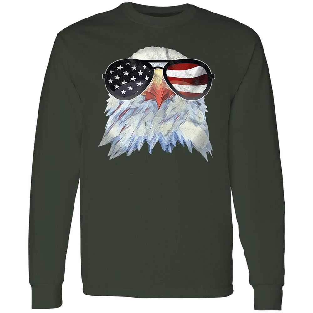 Long Sleeve T-Shirt - JBC44FKQ - Forest Green - 4