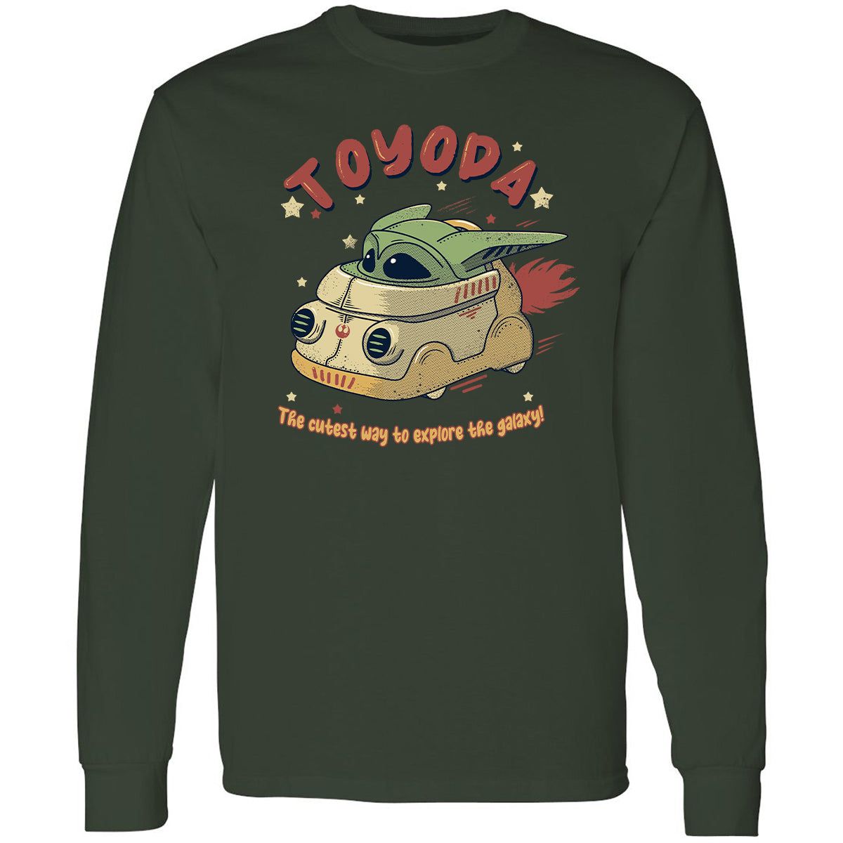 Long Sleeve T-Shirt - 756G93BR - Forest Green - 4