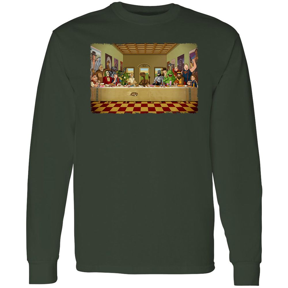 Long Sleeve T-Shirt - H7N7Y4EM - Forest Green - 4