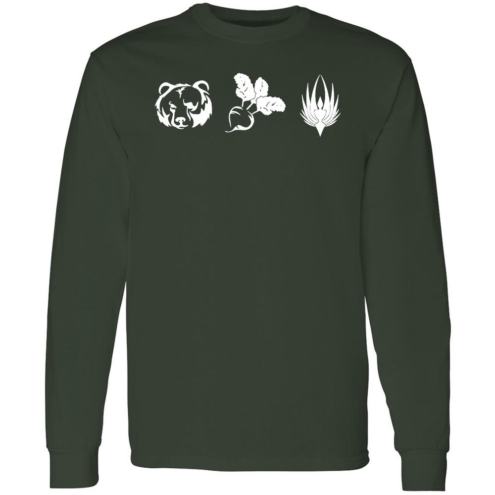 Long Sleeve T-Shirt - NKHWN4LA - Forest Green - 4