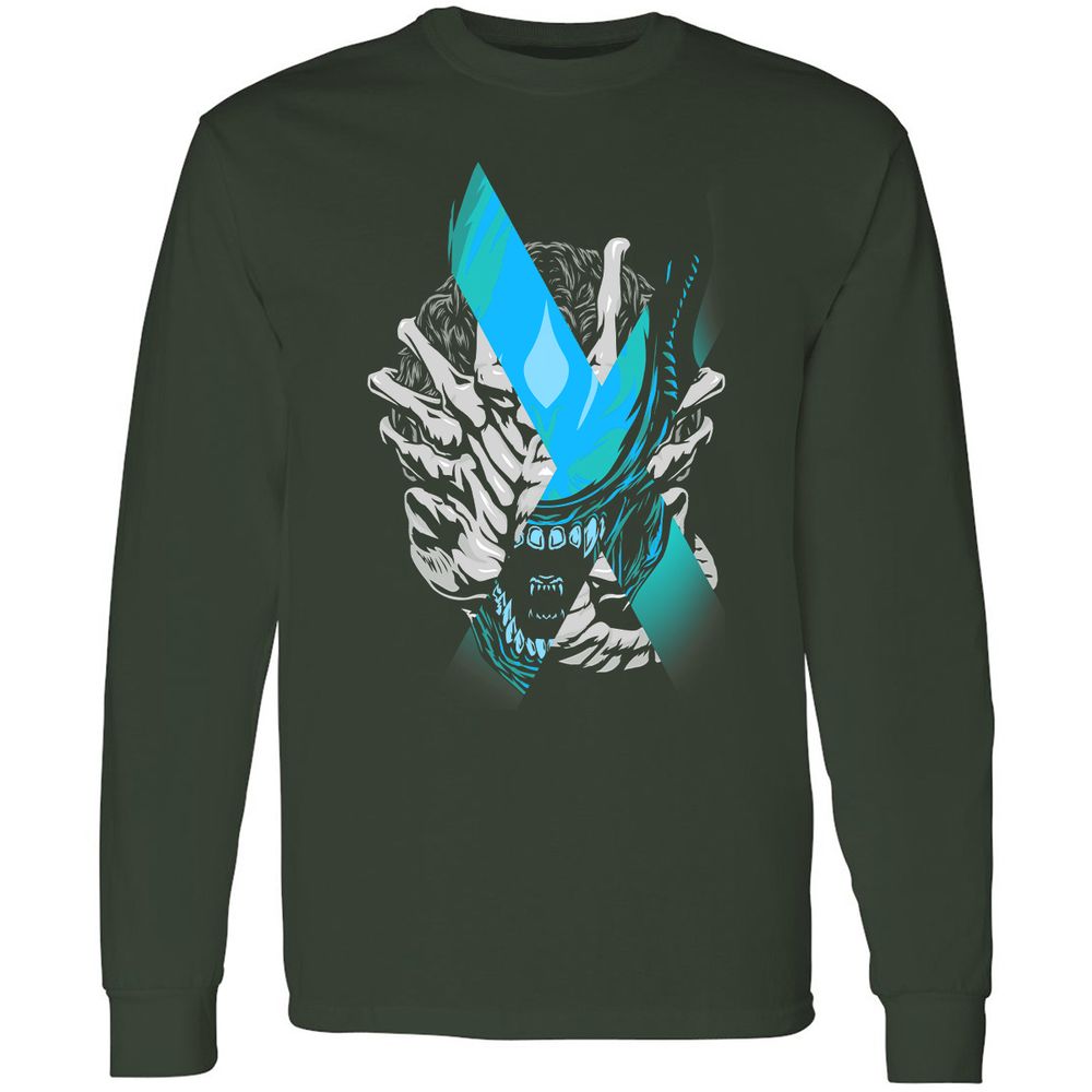 Long Sleeve T-Shirt - RWNE9YWE - Forest Green - 4