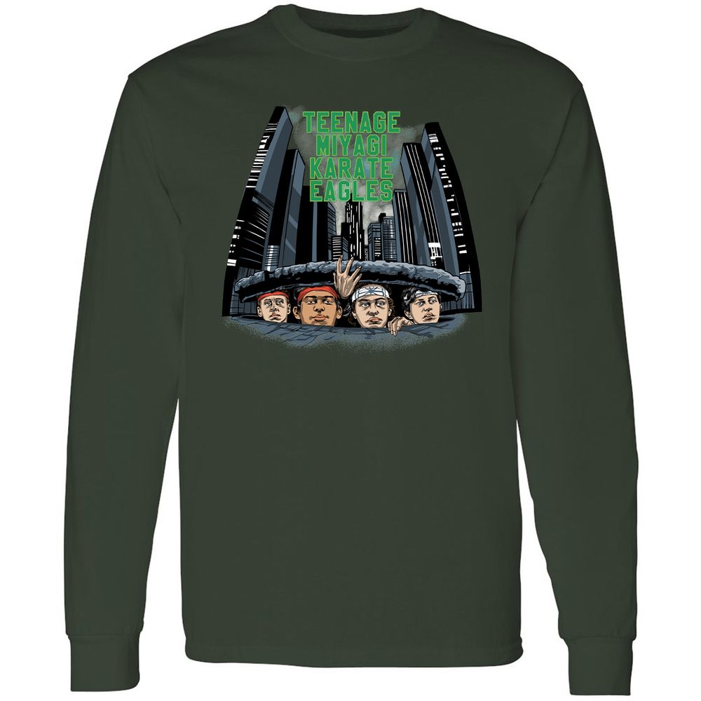 Long Sleeve T-Shirt - TBPL58EV - Forest Green - 4