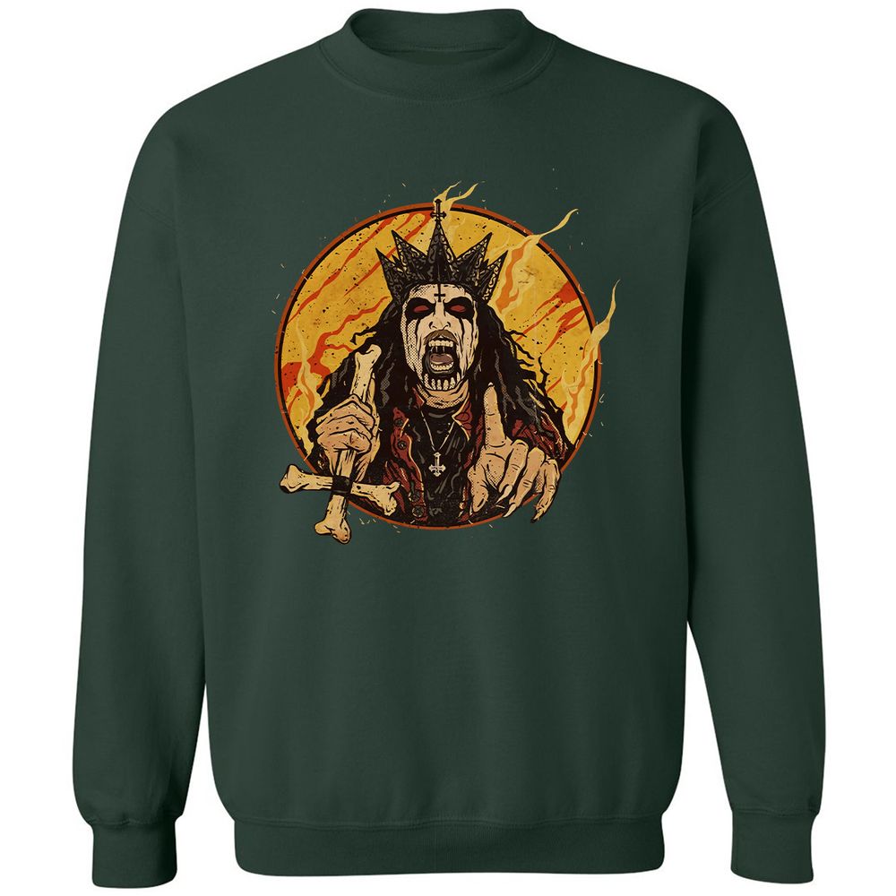Classic Unisex Sweatshirt - RXMCG8RT - Forest Green - 4