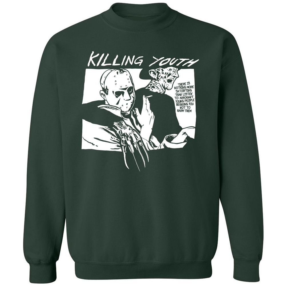 Classic Unisex Sweatshirt - RFW6MACC - Forest Green - 4