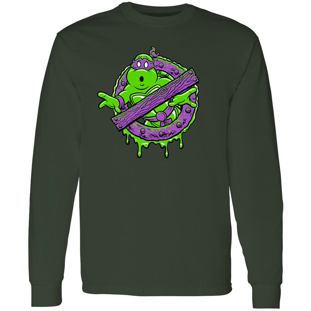 Long Sleeve T-Shirt - MRNG12KY - Forest Green - 4