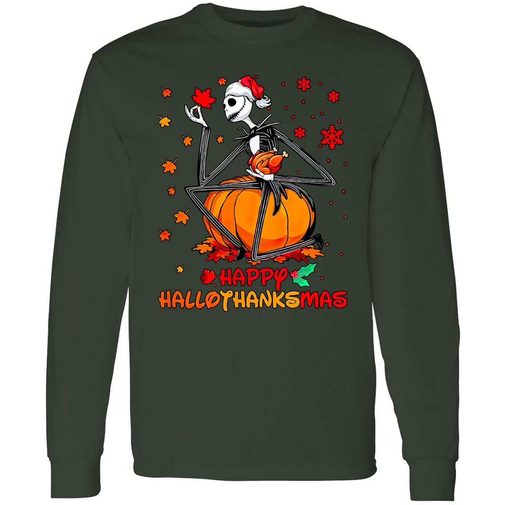 Long Sleeve T-Shirt - 2SS6YSWJ - Forest Green - 4