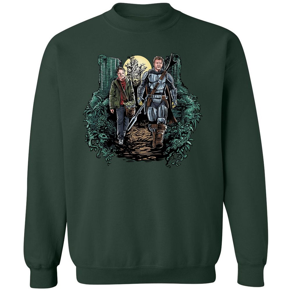 Classic Unisex Sweatshirt - NTAJ34GA - Forest Green - 4