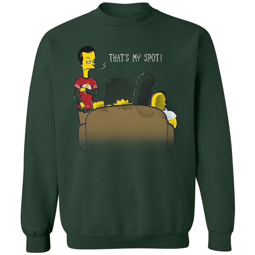 Classic Unisex Sweatshirt - BZZKBFZM - Forest Green - 4