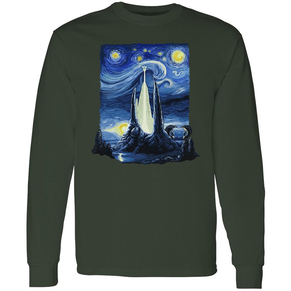 Long Sleeve T-Shirt - 8FXWWQJH - Forest Green - 4