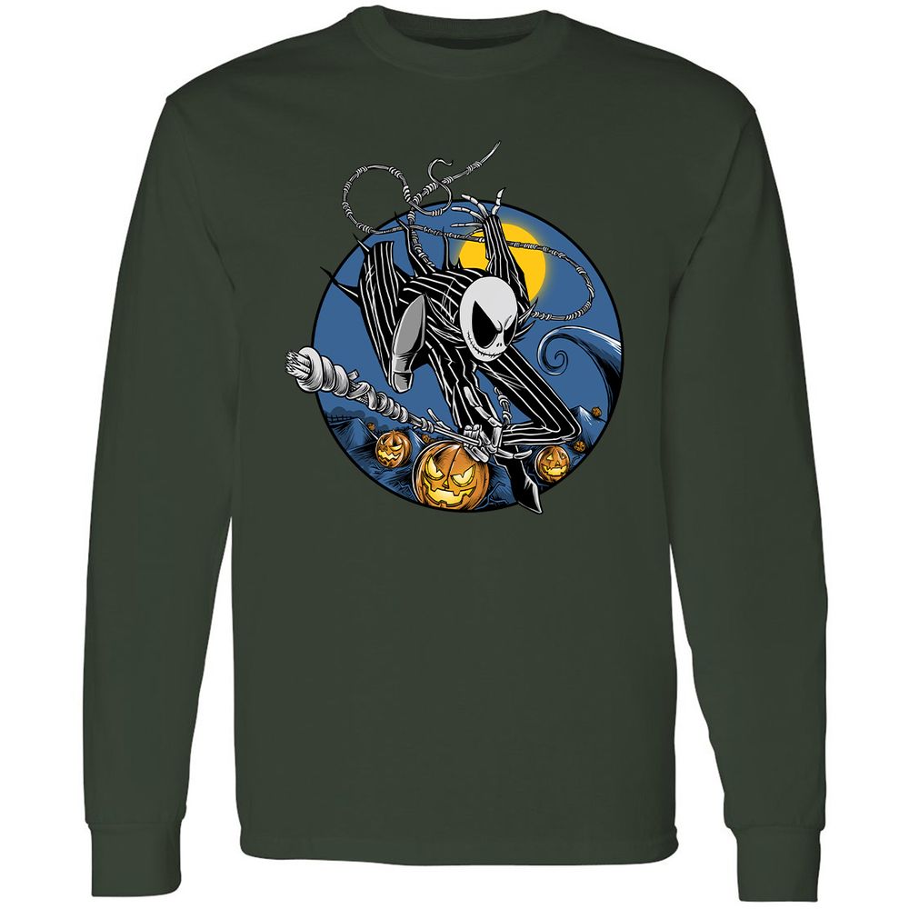 Long Sleeve T-Shirt - 9VAAEVT4 - Forest Green - 4