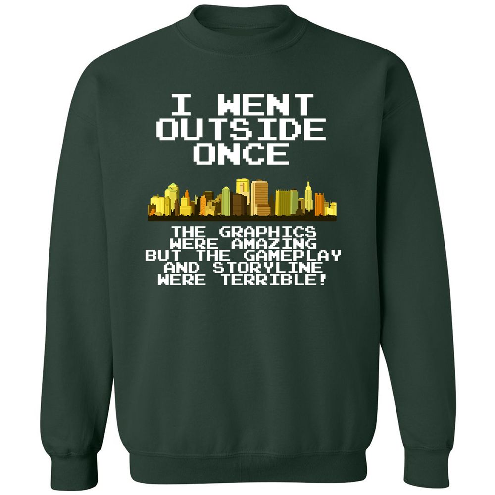 Classic Unisex Sweatshirt - QDWGMGUT - Forest Green - 4