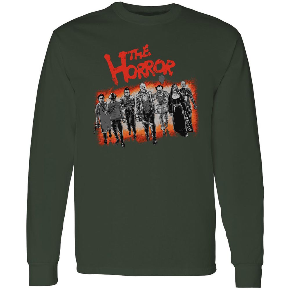Long Sleeve T-Shirt - 9U6UHVUP - Forest Green - 4