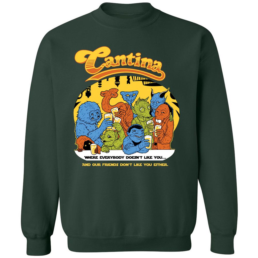 Classic Unisex Sweatshirt - DZUFN7QM - Forest Green - 4