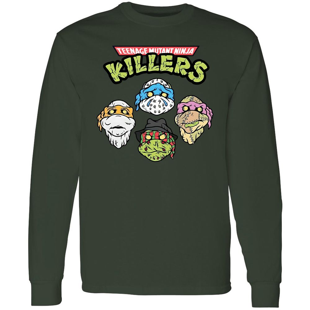 Long Sleeve T-Shirt - 9LKWFXUJ - Forest Green - 4