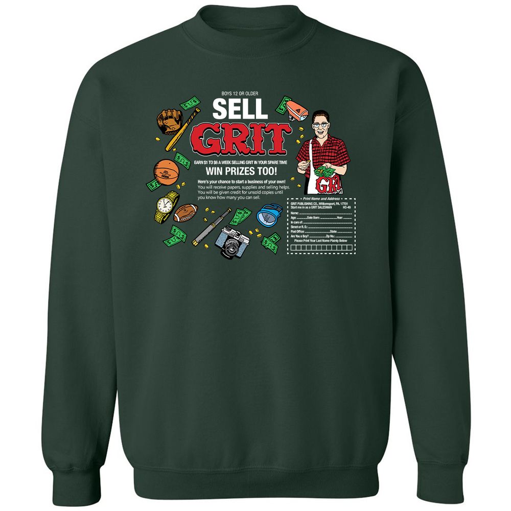 Classic Unisex Sweatshirt - 18ZCA36X - Forest Green - 4