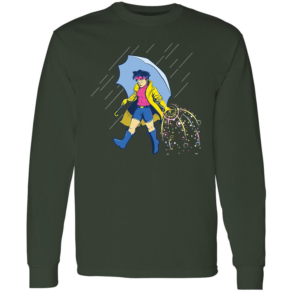 Long Sleeve T-Shirt - BDQHPEQ1 - Forest Green - 4