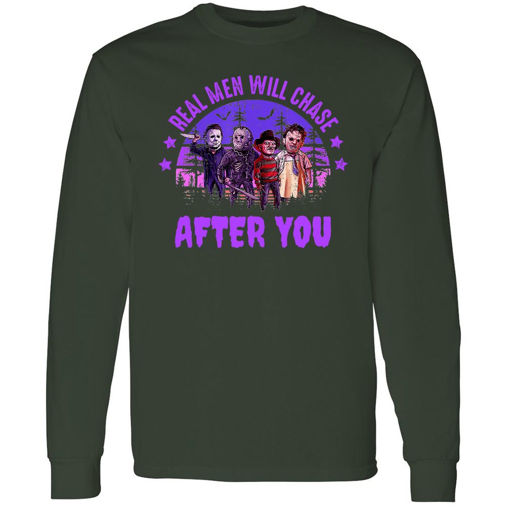 Long Sleeve T-Shirt - 42F8N1AZ - Forest Green - 4