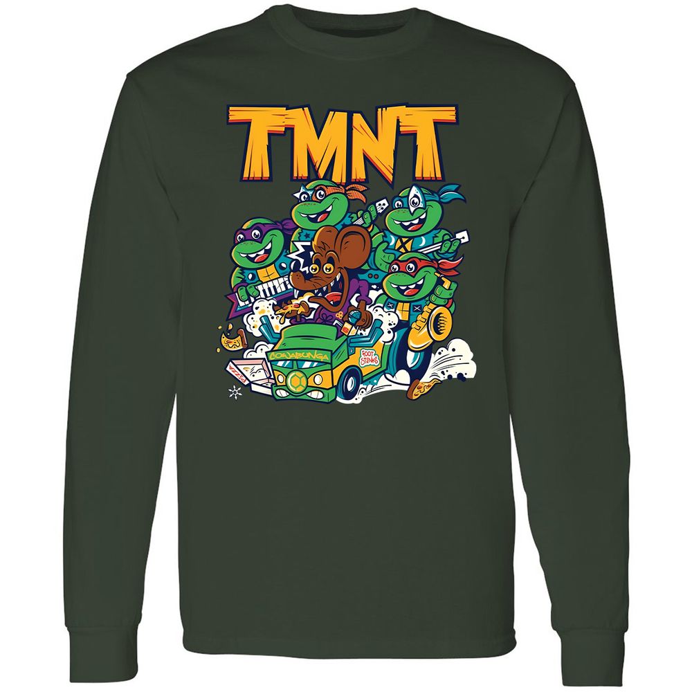 Long Sleeve T-Shirt - 7DB2YP81 - Forest Green - 4