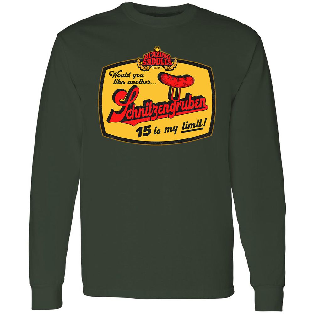 Long Sleeve T-Shirt - BJG66XCK - Forest Green - 4