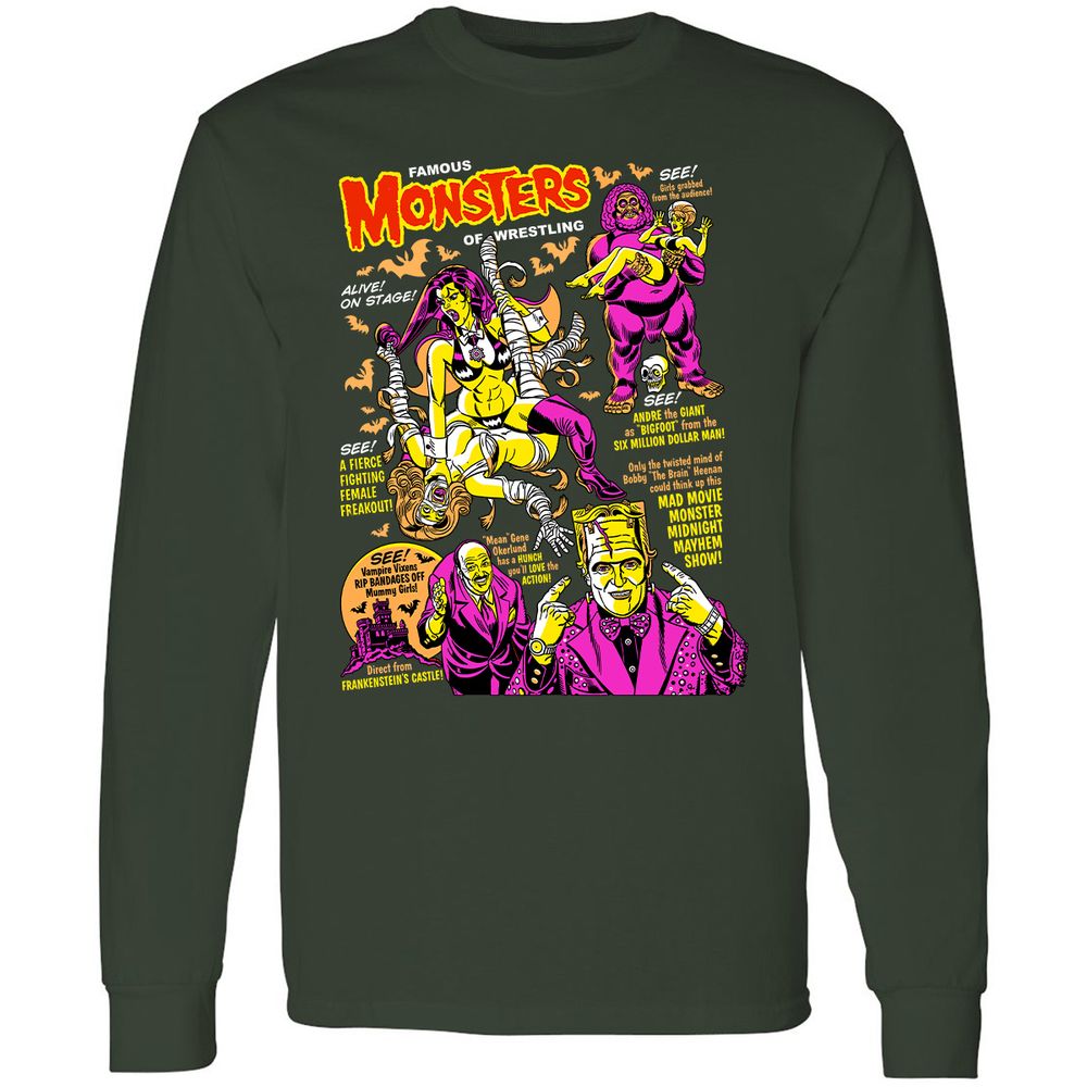 Long Sleeve T-Shirt - 77TL4MBJ - Forest Green - 4