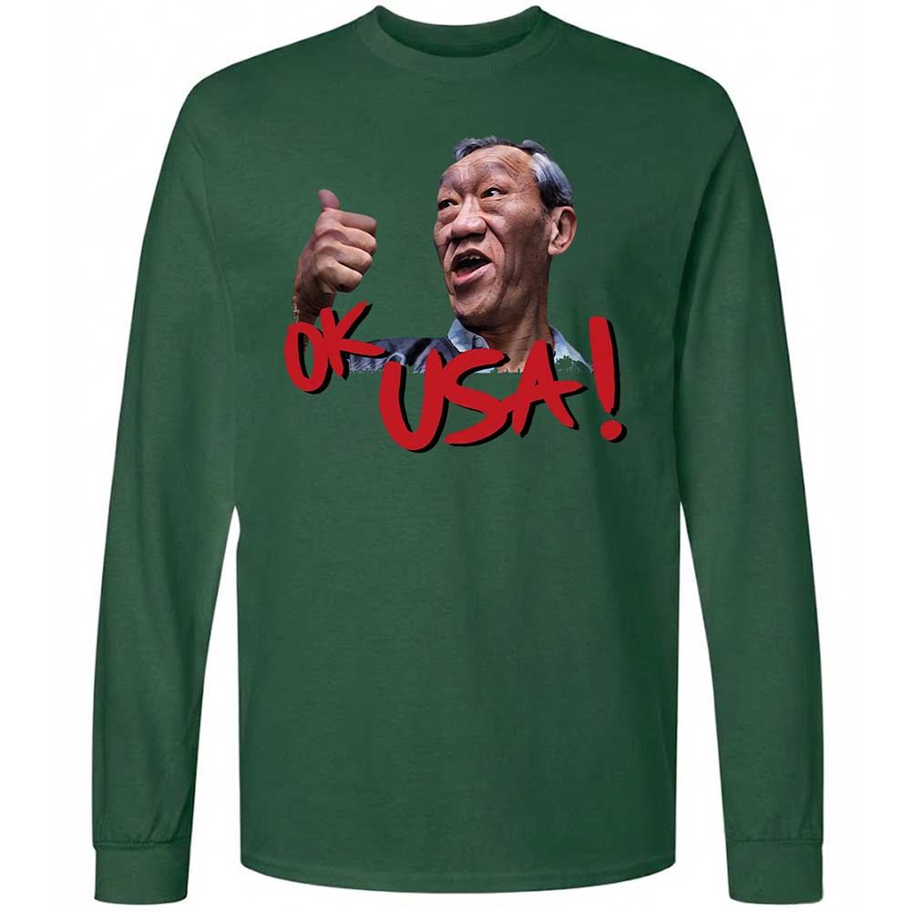 Long Sleeve T-Shirt - FQNW5YJJ - Forest Green - 4